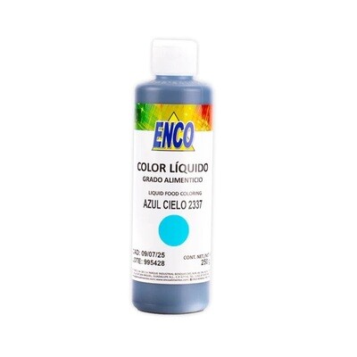 ENCO 2337-250 Color Liquido Azul Neon 250 Grs