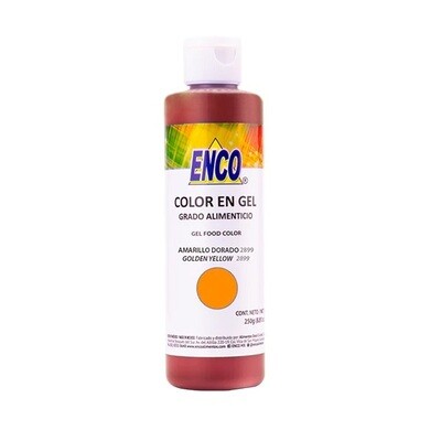 ENCO 2899-250 Colorante en gel Amarillo Dorado 250 gr