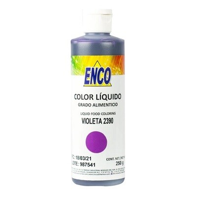ENCO 2390-250 Color Liquido Violeta 250 Grs