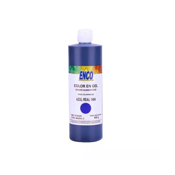 Mega Colorante en gel Azul Real 500 gr ENCO 1494-500