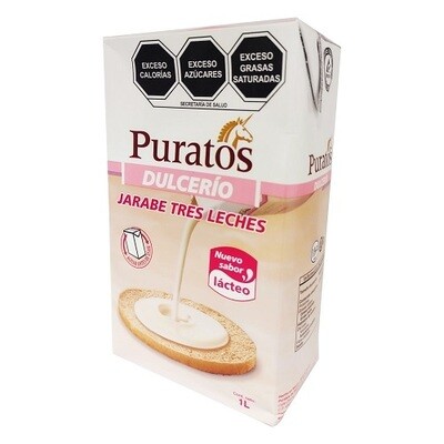 PURATOS 4020532 Dulcerio Jarabe de 3 Leches Lacteo 1L