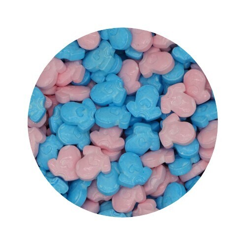 OTS000196 Figura Azucar Pañalero Azul y Rosa Bebe 500gr
