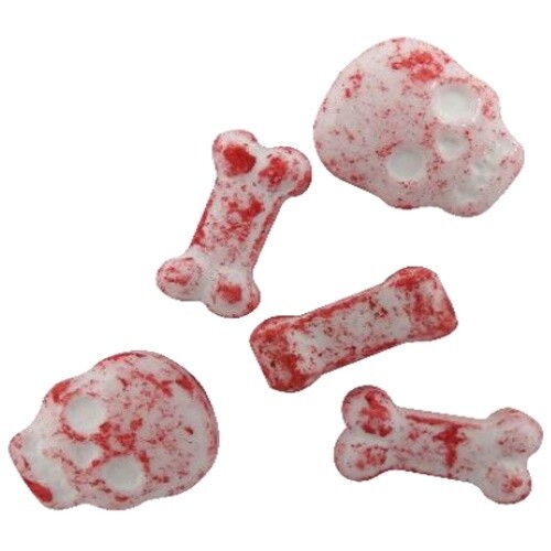 OTS000866 Figura Azucar Calavera Huesos Sangre Halloween 500g