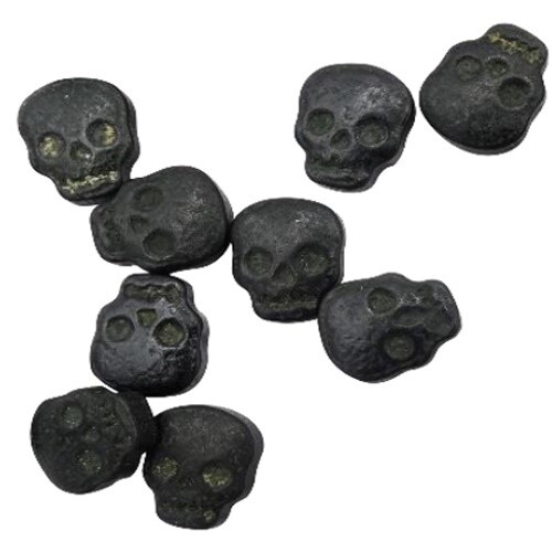 OTS000863 Figura Azucar Calavera Negra Halloween 500g
