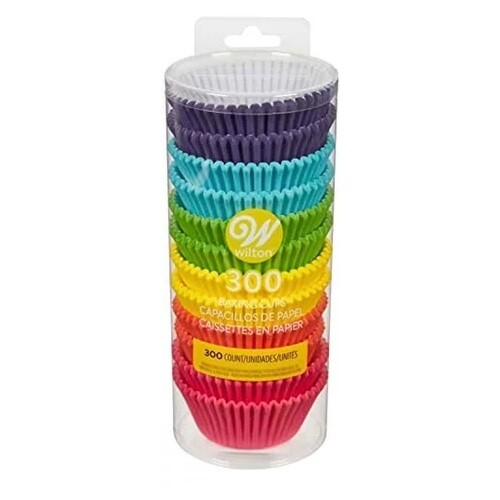 WILTON 415-2179 Capacillos Estandar Arcoiris Brillante 300 pzas