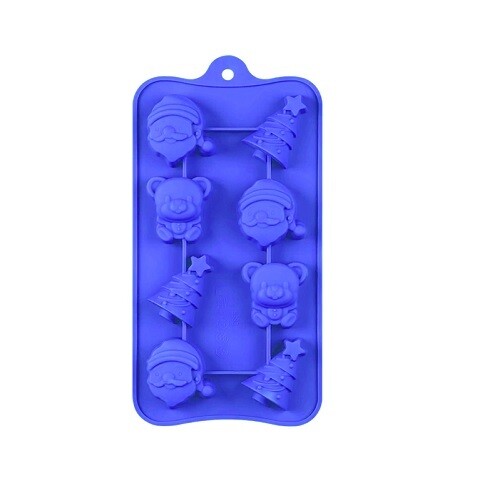 T-0439 Molde Silicon Varias Figuras Navidad