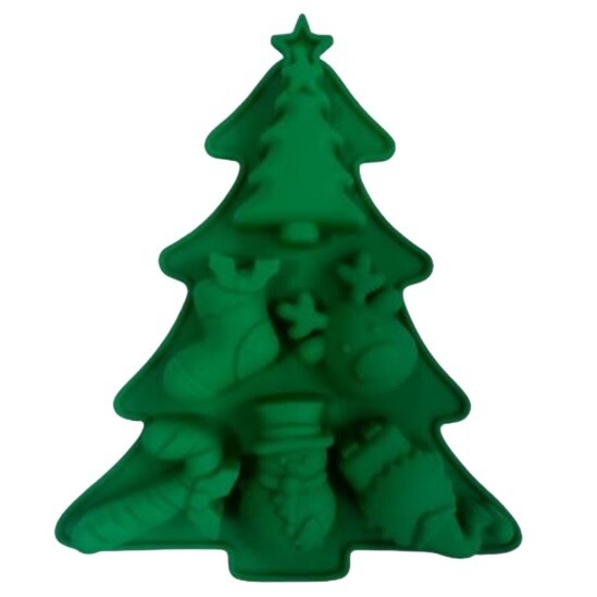 T-7061 Molde Silicon Varias Figuras de Navidad