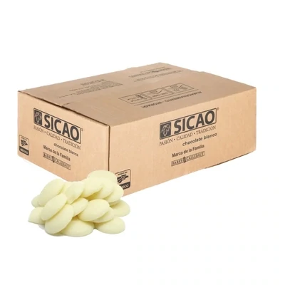 SICAO 2170701-1 Chocolate Blanco 30.5% Cacao Caja 10 kg Wafers
