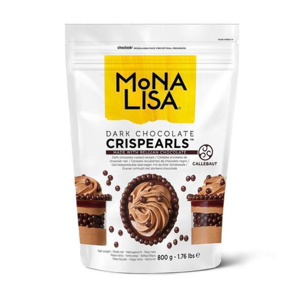 SICAO CPAM-800 Mona Lisa Galleta Crujiente Chocolate Amargo 800 Grs.