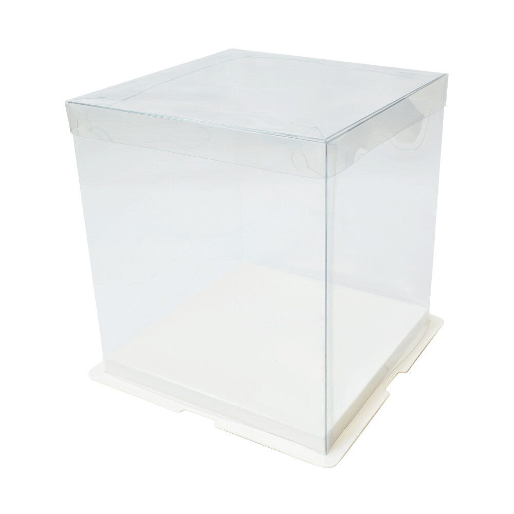 H6-2 Caja Acetato Transparente 21.6 x 21.6 x 23 cm