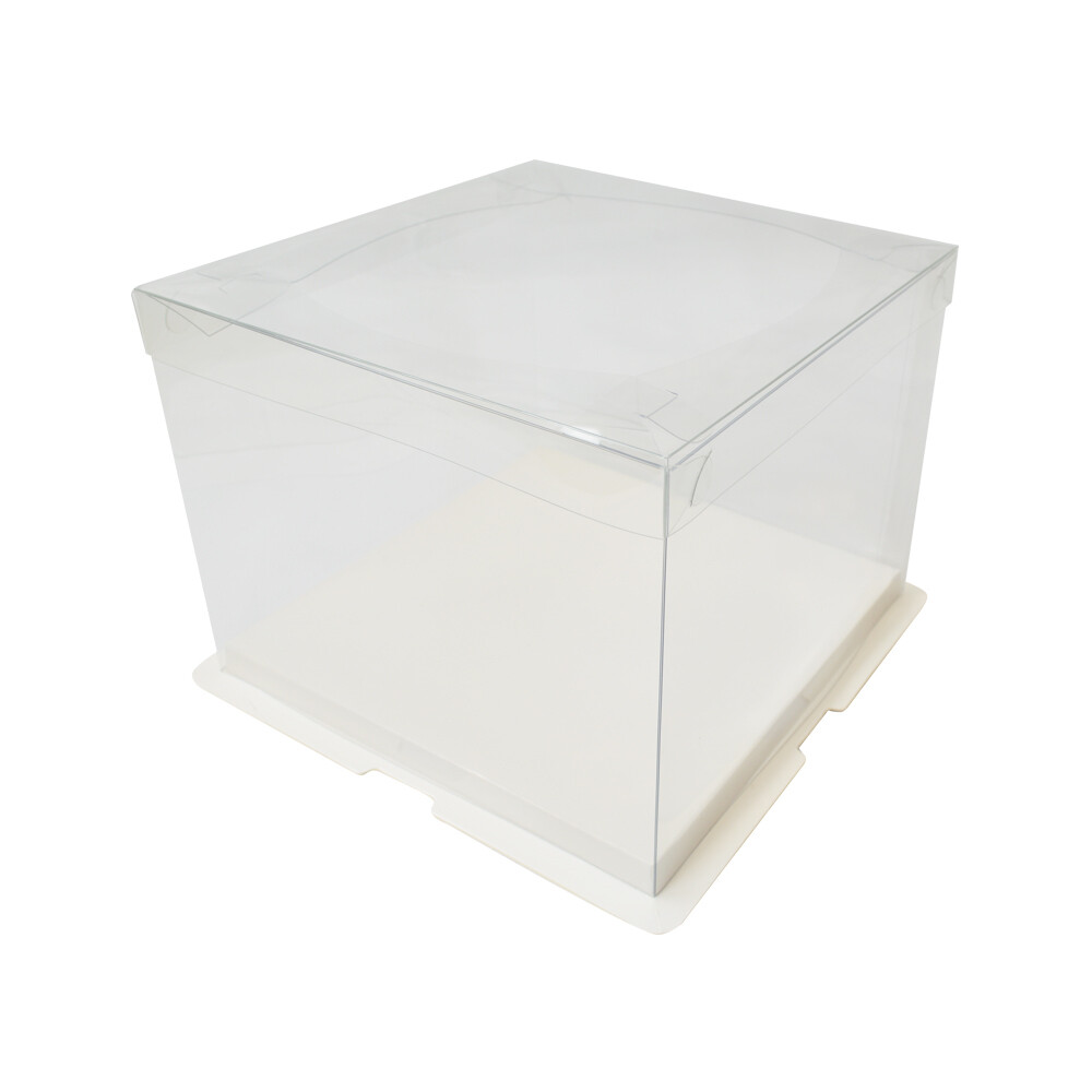 H6-1 Caja De Acetato Transparente 21.6 x21.6 x 16cm