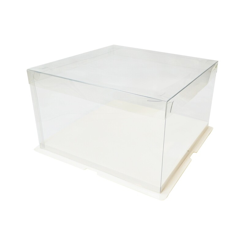 H10-1 Caja Acetato Transparente 30 x 30 x 18 cm.