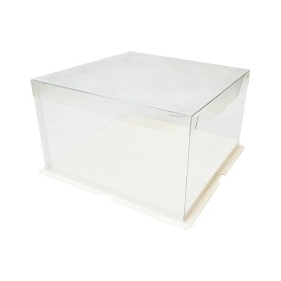 H10-1 Caja Acetato Transparente 30 x 30 x 18 cm.