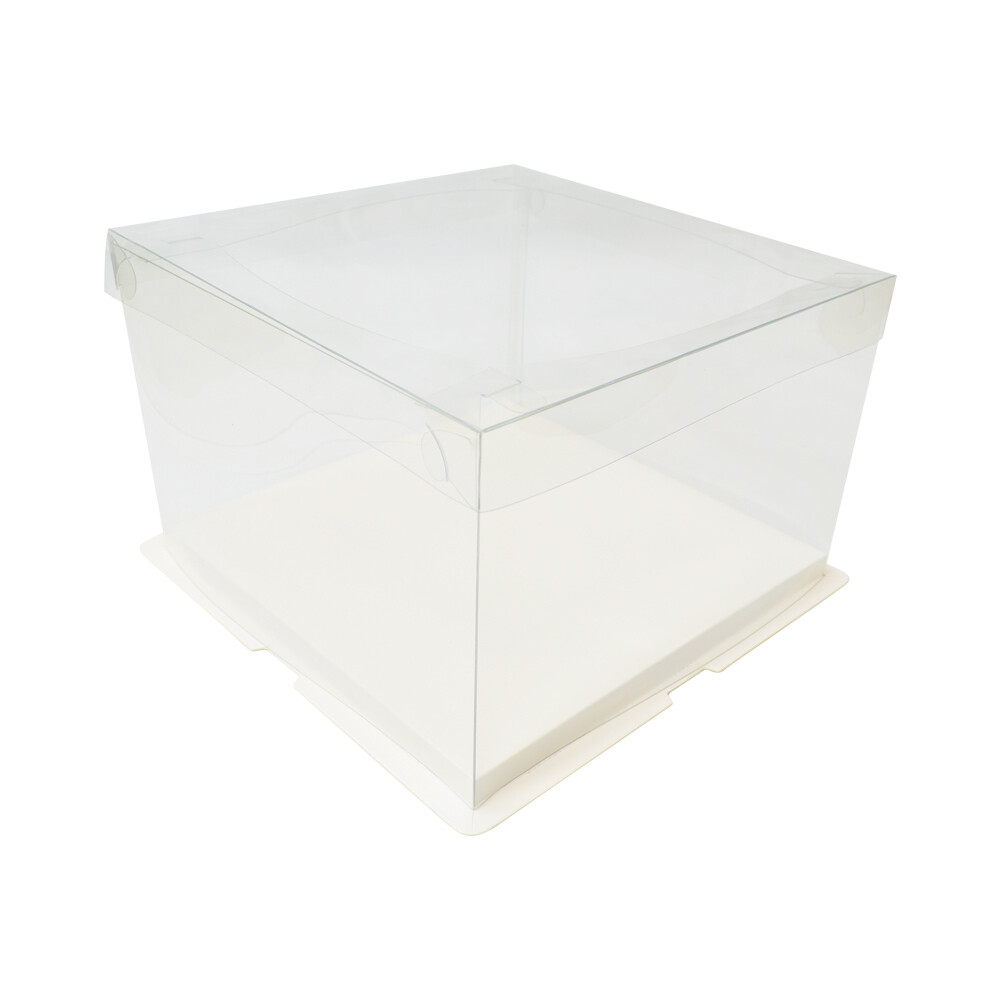 H8-1 Caja Acetato Transparente 26 x 26 x 17 cm.