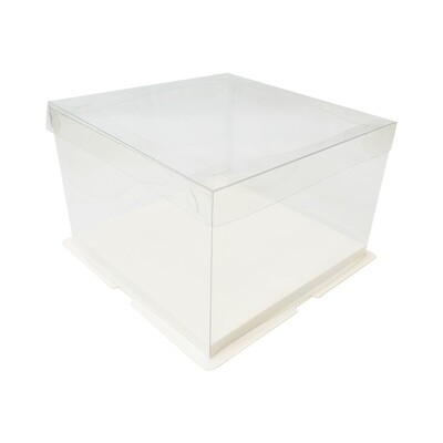 H8-1 Caja Acetato Transparente 26 x 26 x 17 cm.
