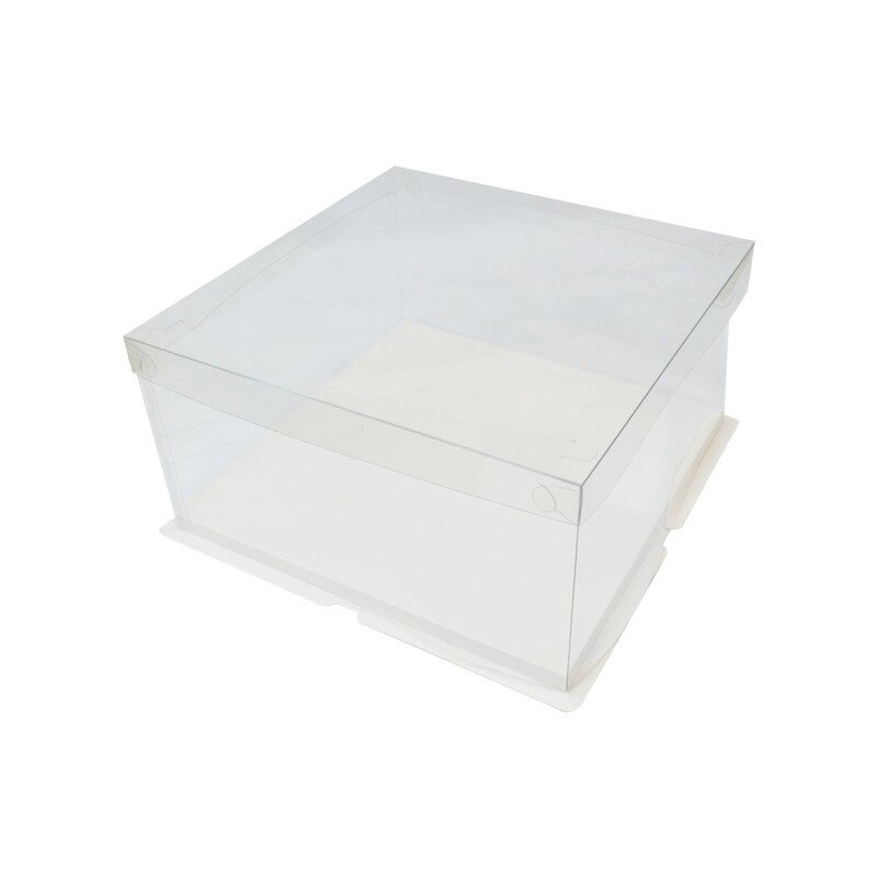 H12-1 Caja Acetato Transparente 35 x 35 x 18 cm.