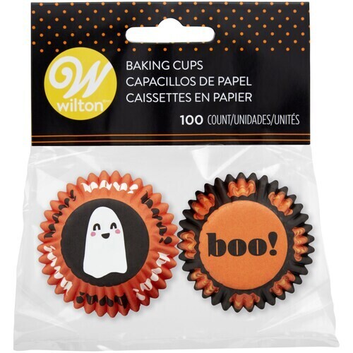 WILTON 415-0-0660 Capacillo Mini Calabaza Halloween 100 piezas.