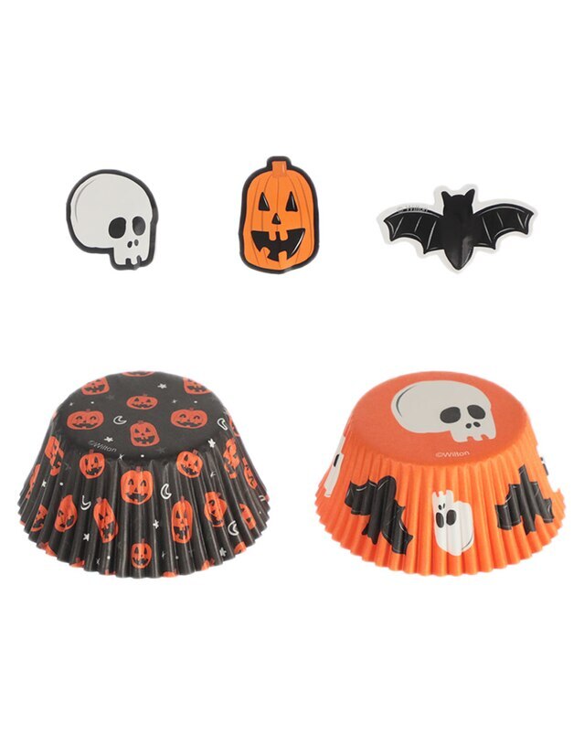 WILTON 2107-0-0325 Kit Capacillos Estándar Halloween 72 Piezas.