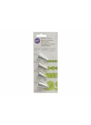 WILTON 418-4567 Kit Duyas Para Bordes 4 Pzas