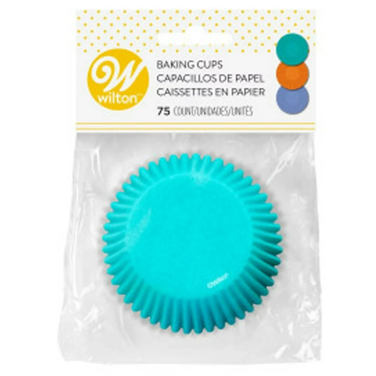 WILTON 415-0-0501 Capacillos Estándar Tricolores 75 Piezas.