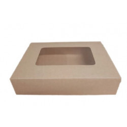 18236 Caja 12 Mini Cupcake Blanca 18 x 23.5 x 6.5 Cm.