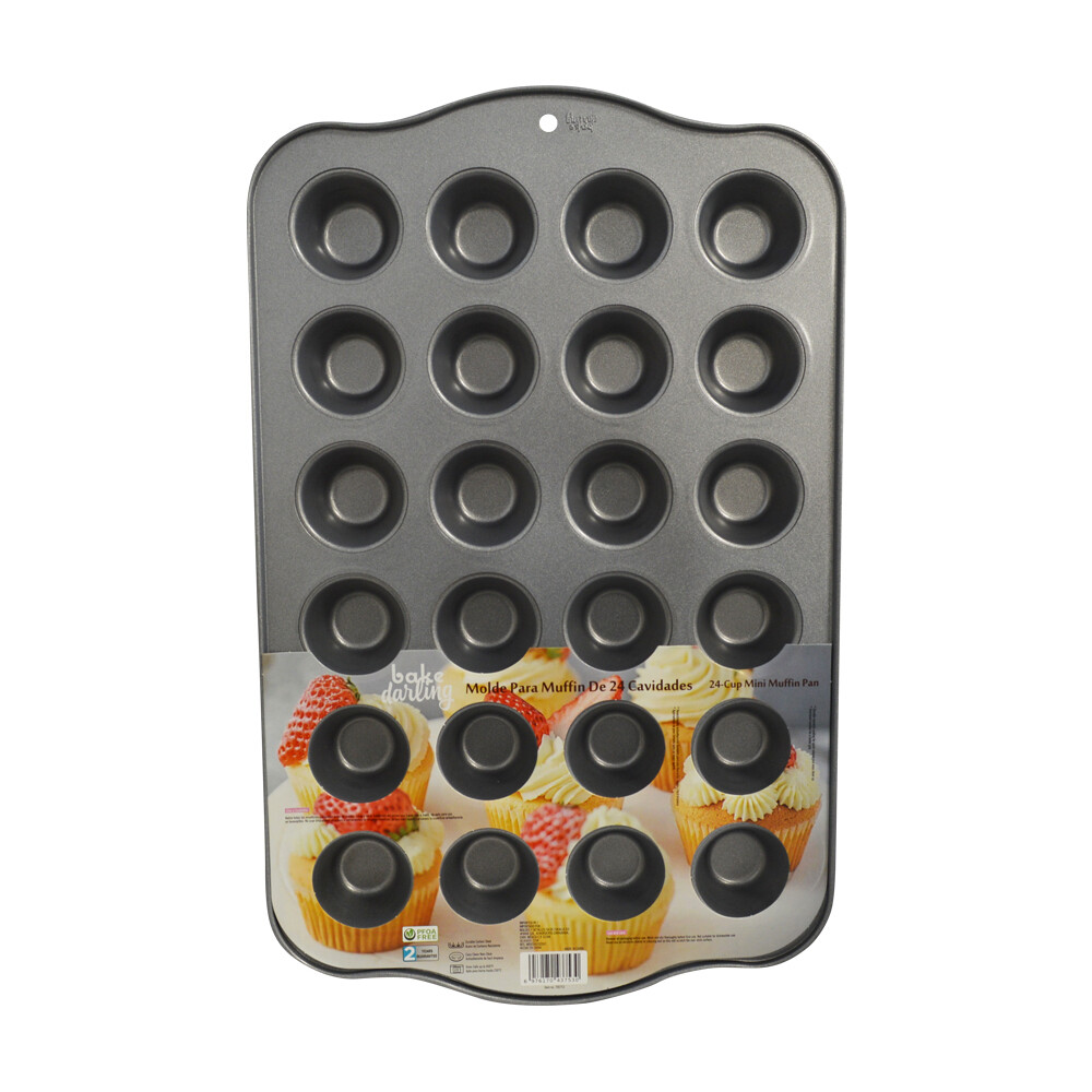700-753 BAKE DARLING Molde Mini Muffin 24 Cavidades