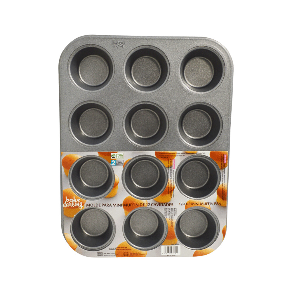 700-756 BAKE DARLING Molde Para Mini Muffin 12 Cavidades.
