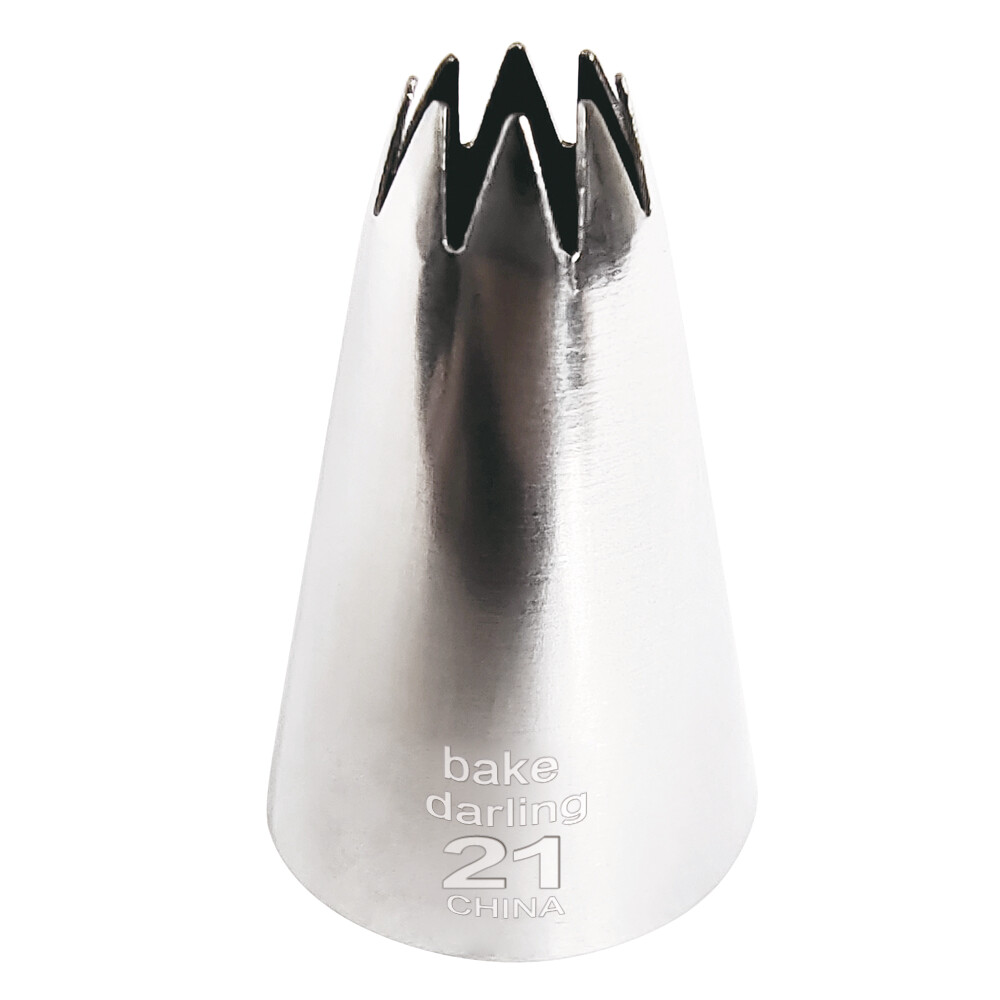 Paquete De 25 Boquillas De Estrella #21 Bake Darling 700-021-1