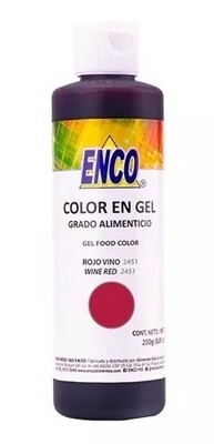 2451-250 Color Rojo Vino 250 Grs Enco.