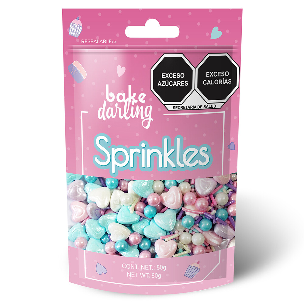 Mix Fiesta Corazones 80 Gr. Bake Darling 702-638