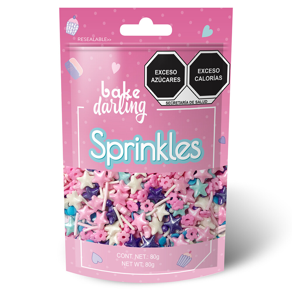 Mix Estrellas Purpura 80 Gr. Bake Darling 702-644