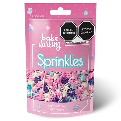 Mix Estrellas Purpura 80 Gr. Bake Darling 702-644