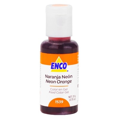 ENCO 1539-20 Color Gel Naranja Neon 20 Grs