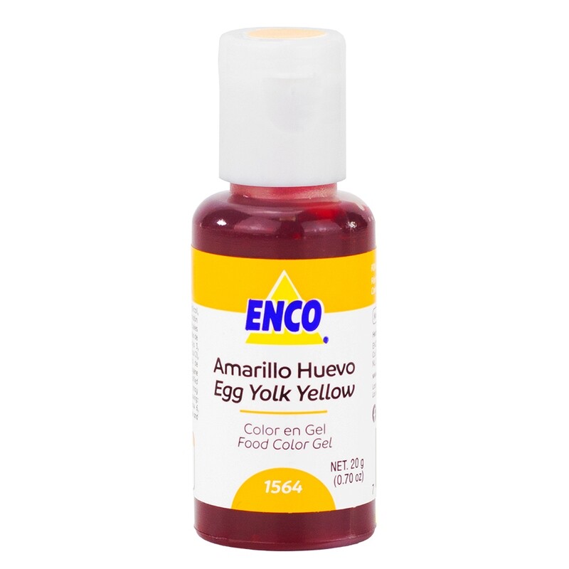 ENCO 1564-20 Color Gel Amarillo Huevo 20 Gr