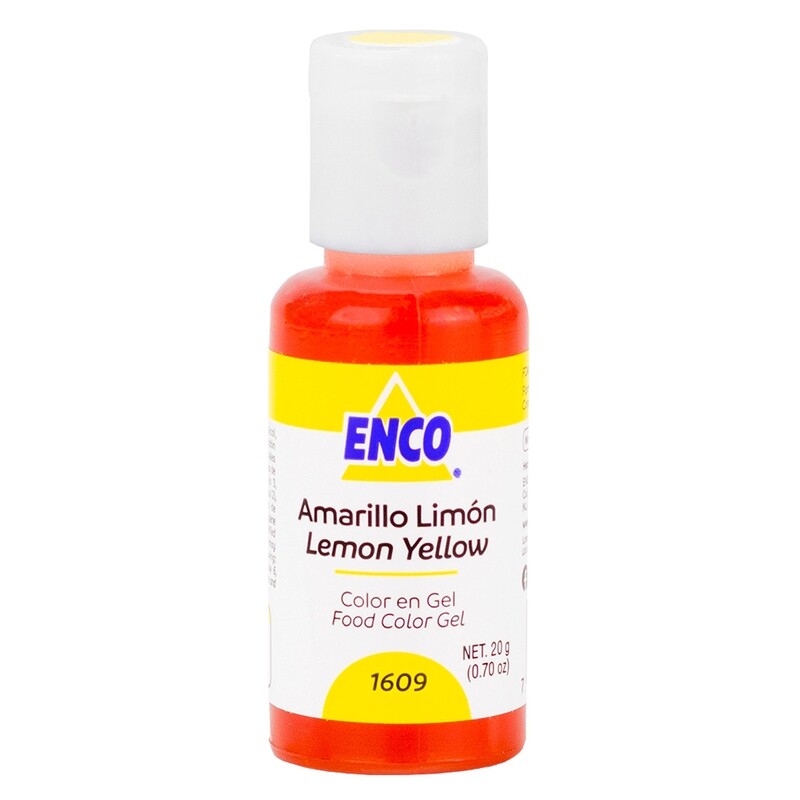 ENCO 1609-20 Color Gel Amarillo Limon 20 Gr