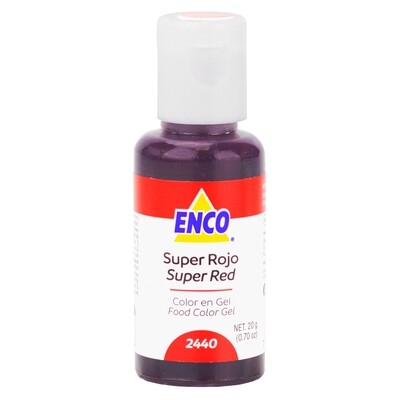 ENCO 2440-20 Color Gel Super Rojo 20 Grs