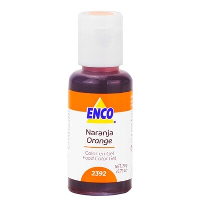 ENCO 2392-20 Color Gel Naranja 20 Grs