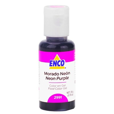 ENCO 2991-20 Color Gel Morado Neon 20 Grs