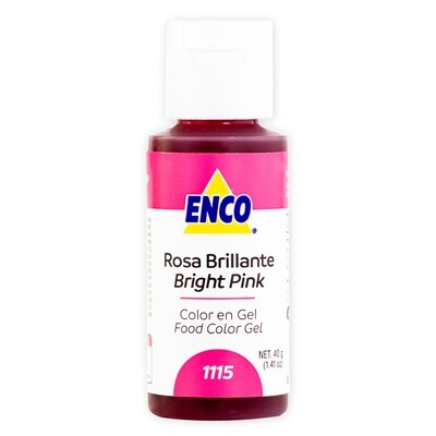 ENCO 1115-40 Color Gel Rosa Brillante 40 Gr