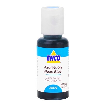 ENCO 2809-20 Color Gel Azul Neon 20 Grs