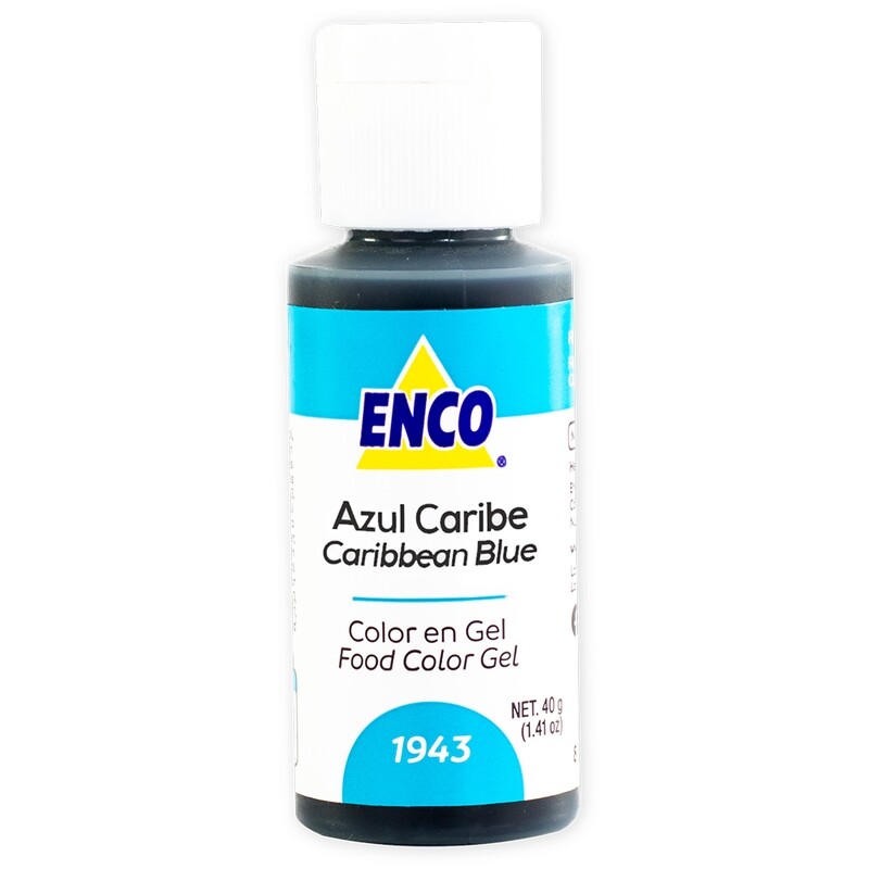 ENCO 1943-40 Color Gel Azul Tiffany (Caribe) 40 Grs