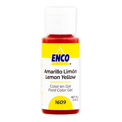 ENCO 1609-40 Color Gel Amarillo Limon 40 Gr