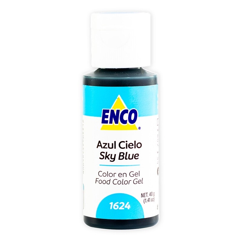 ENCO 1624-40 Color Gel Azul Cielo 40 Grs