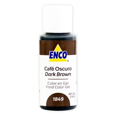 ENCO 1849-40 Color Gel Cafe Oscuro 40 Grs