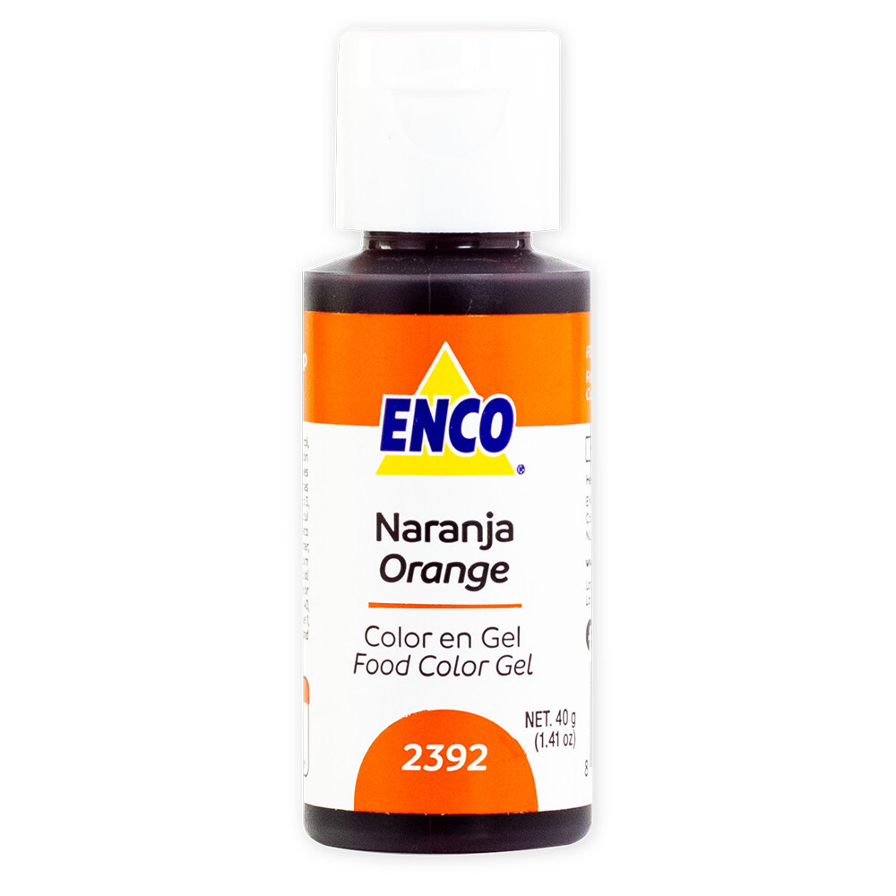 ENCO 2392-40 Color Gel Naranja 40 Grs