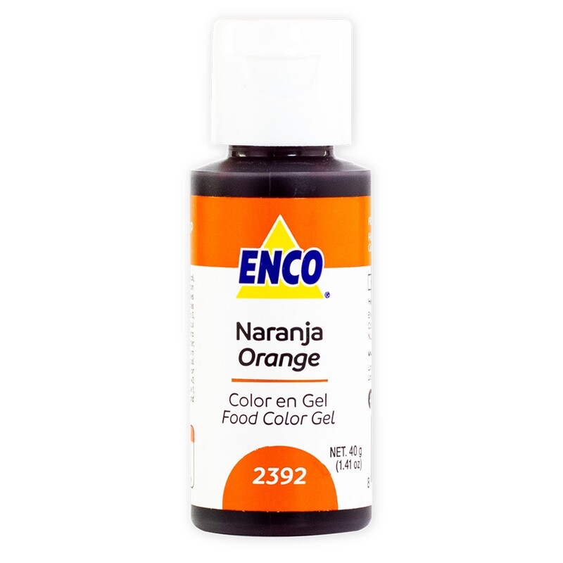ENCO 2392-40 Color Gel Naranja 40 Grs ENCO 2392-40 Color Gel Naranja 40 Grs