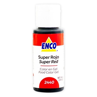 ENCO 2440-40 Color Gel Super Rojo 40 Grs