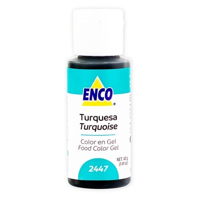 ENCO 2447-40 Color Gel Turquesa 40 Gr