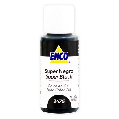 ENCO 2476-40 Color Gel Super Negro 40 Grs