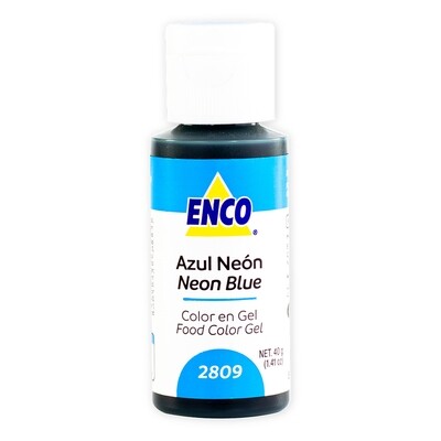 ENCO 2809-40 Color Gel Azul Neon 40 Grs